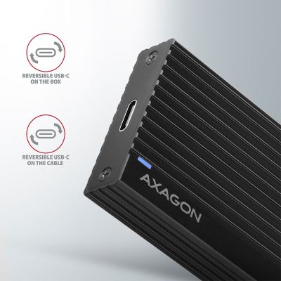 5. Axagon EM2-GTR Obudowa SSD Czarny M.2