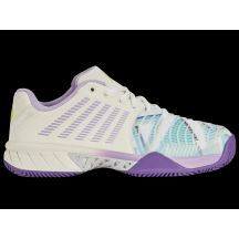 Buty sportowe damskie K-Swiss Express Light 3 Padel sneakersy białe/fioletowe (98900-182-M)