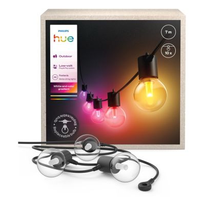 4. Philips Hue White and color ambiance Hue Festavia girlanda ogrodowa 7 m