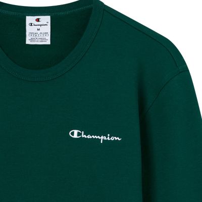 11. Bluza męska Champion Crewneck Sweatshirt zielona 221792 GS584