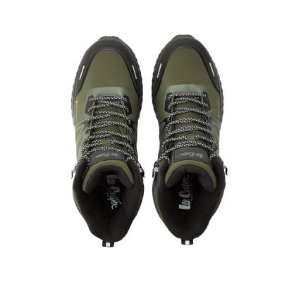 3. Lee Cooper buty męskie zimowe trekkingowe ocieplane wodoodporne zielone