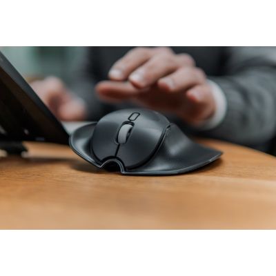 5. Bakker Elkhuizen HandShoeMouse Shift - mysz - ergonomiczna - prawo- i leworęczna - laserowa - 3 przyciski - bezprzewodowa