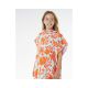 4. Ponczo dziewczęce RIP CURL Mixed Cotton Hooded Towel-Girl czerwone