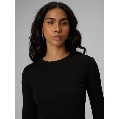 6. Longsleeve slim gładki damski 4F 4FRSS26TLONF658-20S