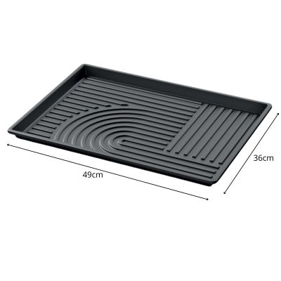 3. OCIEKACZ MAŁY PODSTAWKA POD BUTY TASSY DRY PAD CZARNY PROSPERPLAST