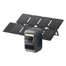 Zestaw Przenośna stacja zasilania Anker Solix C300X DC 288Wh 300W + Panel solarny PS60 60W