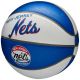 7. Piłka Wilson NBA Team Retro Brooklyn Nets Mini Ball WTB3200XBBRO