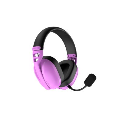 3. Słuchawki dla graczy Hyperpunk 3 Wireless bezprzewodowe fioletowe