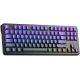 2. Klawiatura gasket F87 Pro Purple Black Gradient GrayWoodV4 switch RGB AULA