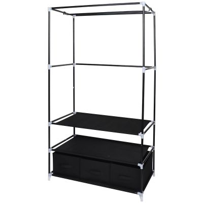 10. SZAFA TEKSTYLNA GARDEROBA 88x50x160CM ORNAMENT 45245