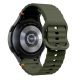 2. Pasek Tech-Protect Silicone Sport na Samsung Galaxy Watch 4 / 5 / 5 Pro / 6 / 7 / FE - zielony