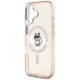6. Etui Karl Lagerfeld IML Choupette Sketch Logo MagSafe na iPhone 17 - różowe