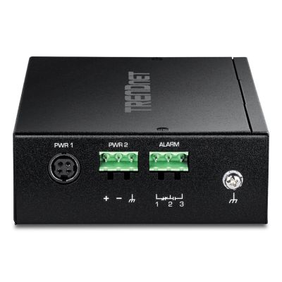 3. 9-portowy przemysłowy przełącznik przemysłowy 2,5G na szynę DIN TRENDnet z 10G SFP