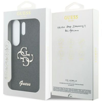 8. Etui Guess Fixed Glitter Big 4G Metal Logo do Samsung Galaxy S26 Ultra - czarne