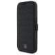 6. Etui Mercedes MB Waves Leather na iPhone 16 Pro Max - czarne