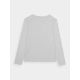 5. Longsleeve oversize gładki damski 4F 4FWMM00TLONF431-27M