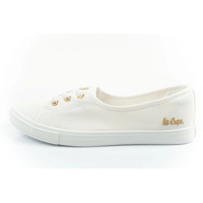 2. Lee Cooper buty trampki damskie sportowe białe wsuwane baleriny