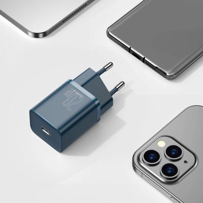 10. Baseus Super Si 1C szybka ładowarka USB Typ C 20 W Power Delivery niebieski (CCSUP-B03)