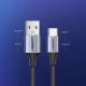 10. Kabel Ugreen US288 60124 USB-A / USB-C QC 3.0 3A 0.25m - szary