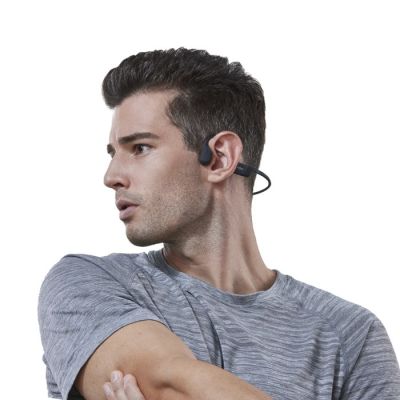 9. Słuchawki bezprzewodowe kostne Shokz OpenRun Mini USB-C Czarne