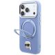 2. Etui Karl Lagerfeld with Ring Stand 360 Karl Head Pin MagSafe na iPhone 18 Pro / 17 Pro - jasnoniebieskie