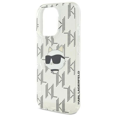 6. Etui Karl Lagerfeld IML Choupette Head Electroplated na iPhone 16 Pro Max - przezroczyste