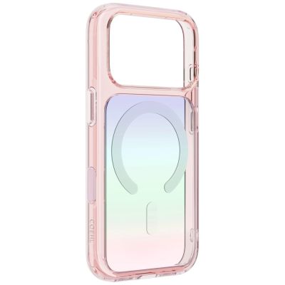 4. Etui UNIQ Coehl Estelle Magnetic Charging na iPhone 18 Pro Max / 17 Pro Max - różowe
