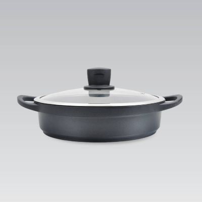 2. Garnek z pokrywką płaski Maestro  MR-4328-S