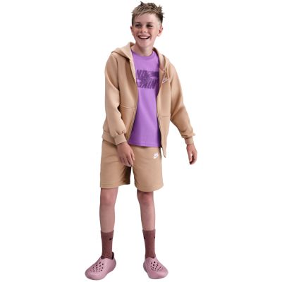 6. Bluza dla dzieci Nike Sportswear Club Fleece beżowa FD3004 200