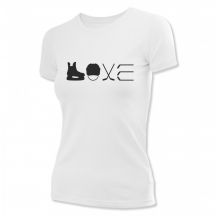 Koszulka krótki rękaw Sportrebel Love 3 Wmn