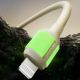 3. Kabel Joyroom S-A53 3A USB-A - Lightning z fluorescencyjną końcówką 2 m - beżowy
