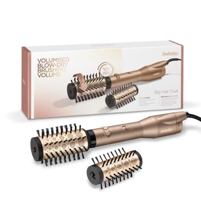 6. Suszarko-lokówka do włosów Babyliss AS952E (650W; kolor złoty)