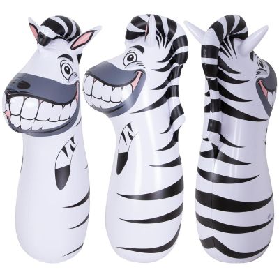 WOREK BOKSERSKI DMUCHANY ANIMAL 53089 ZEBRA