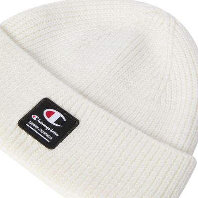 6. Czapka Champion Beanie Cap kremowa 806069 WW056
