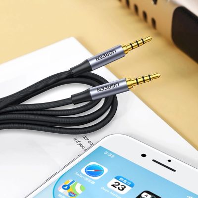 8. Kabel Ugreen AV183 10648 mini jack 3.5mm / mini jack 3.5mm 1m - szary