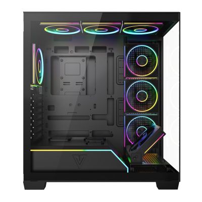 3. MODECOM OBUDOWA VOLCANO STELLAR PLUS ARGB MIDI 8F BLACK