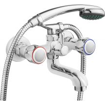 Bateria wannowa z zestawem prysznicowym BON 011D