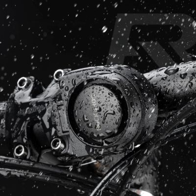 4. Dzwonek rowerowy Rockbros A2 z alarmem 115 dB z pilotem USB-C - czarny