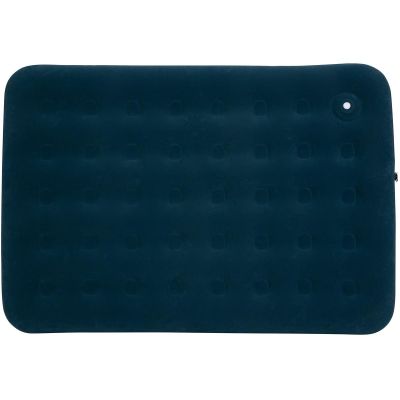 25. MATERAC FLOKOWANY 2-OSOBOWY Z WBUDOWANĄ POMPKĄ NOŻNĄ 191x137x22CM 24131