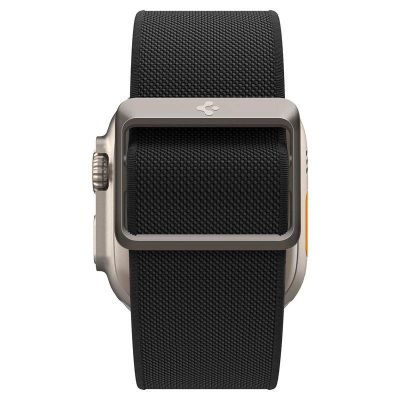 11. Pasek Spigen Fit Lite Ultra na Apple Watch 4/5/6/7/8/9/SE/Ultra (42/44/45/49 mm) - czarny