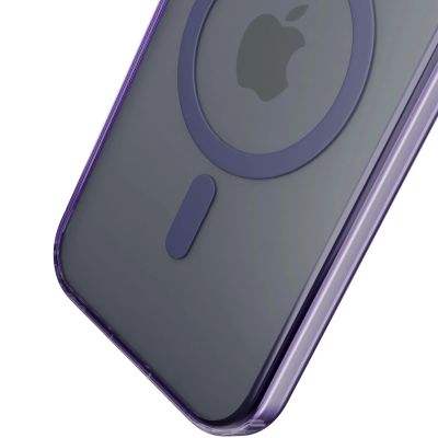 5. Etui 3mk Frosty MagCase na iPhone 17 - fioletowe