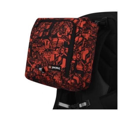 3. Plecak szkolny dziecięcy do przedszkola czerwony 18L Lego Ninjago Optimo Plus  - 20222-2302