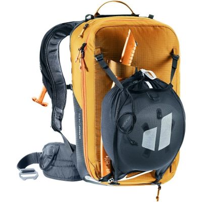 4. Plecak Deuter Alproof Lite 20 SL - cinnamon/blac + Kosmetyczka Deuter Wash Center I, raisin/caspia