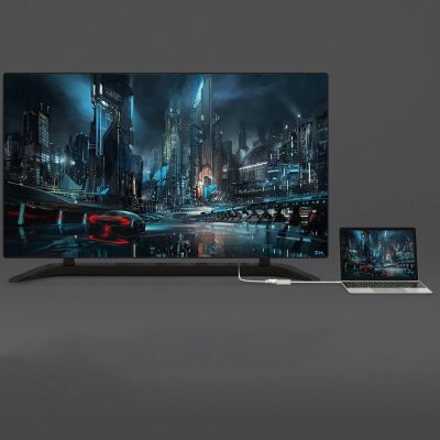 9. Adapter Orico PTAV USB-C - VGA i mini jack 3.5 mm Full HD 0.15 m - srebrny
