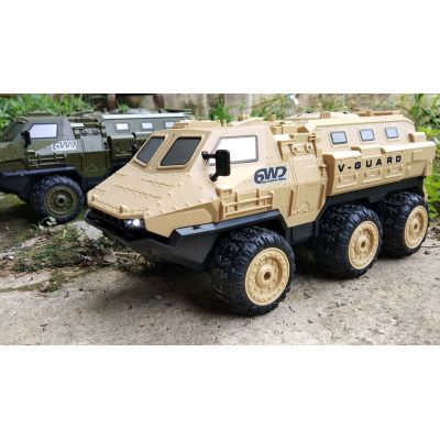 4. Pojazd opancerzony Amewi V-Guard 6WD 1:16 RTR Pilot zdalnego sterowania (RC) Model Silnik elektryczny (22585)