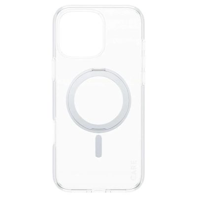 3. Etui CARE by PanzerGlass Feature Kickstand Case z MagSafe na iPhone 16 Pro Max - srebrne