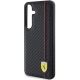 6. Etui Ferrari Carbon Printed Line na Samsung Galaxy S24+ - czarne