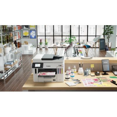 57. Drukarka Canon MAXIFY GX 7150, Atramentowy, Druk kolorowy, 600 x 1200 DPI, A4, Druk bezpośredni, Biały