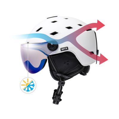 11. Kask narciarski Meteor Glide L 58-61 cm 17297