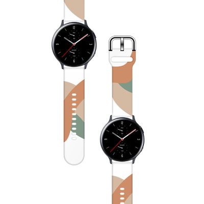 2. Pasek Strap Moro do Samsung Galaxy Watch 40 / 41 / 42 / 43 / 44 mm silikonowa bransoletka opaska do zegarka - wzór 3